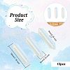 Olycraft 12Pcs Faceted Opalite Double Terminated Points G-OC0003-66-2