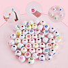 SOFPLATE 60Pcs Acrylic Beads Imitation Shell OACR-SP0001-21-6