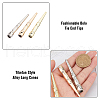 SUPERFINDINGS 12Pcs 3 Colors Alloy Cord Ends FIND-FH0009-53-10