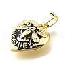 Brass Pendants KK-V007-011G-04-2