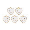 Alloy Enamel Charms X-ENAM-T016-12E-RS-1