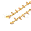 Brass Cable Chain Necklace Making KK-K337-12G-08-2
