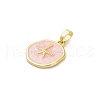 Brass Enamel Pendants KK-M314-08A-G02-2