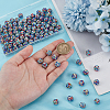   100Pcs Polymer Clay Pave Rhinestone Beads RB-PH0001-38A-3