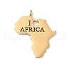 304 Stainless Steel Pendants STAS-Z120-01A-G-1