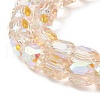 Electroplate Opaque Glass Beads GLAA-F108-10A-13-3