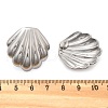 304 Stainless Steel Shell Shaped Studs Earrings for Women EJEW-K306-23P-5