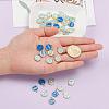 2 Sets 2 Styles Golden Plated Alloy Enamel Charms ENAM-YW0001-28C-4