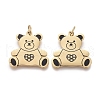 316 Surgical Stainless Steel Enamel Pendants STAS-H100-14G-1