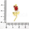 Brass Enamel Pendants KK-U066-23G-3
