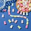 50Pcs Opaque Plating Acrylic Beads SACR-CJC0009-C-6