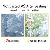 Waterproof PVC Colored Laser Stained Window Film Adhesive Stickers DIY-WH0256-064-8