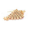 Christmas Tree Alloy Rhinestone Brooches for Backpack Clothes JEWB-M043-12KCG-02-2