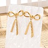 304 Stainless Steel Dangle Stud Earrings EJEW-I318-02G-02-2
