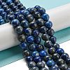 Natural Lapis Lazuli Beads Strands G-E483-17-8mm-8