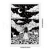 Girl & Tree of Life Custom PVC Stamps DIY-WH0582-0003-6