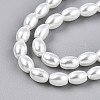 Baking Painted Pearlized Glass Pearl Bead Strands HY-T002-01B-01-2