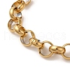 Ion Plating(IP) 304 Stainless Steel 3-strand Chain Bracelets BJEW-L673-023G-2