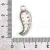 Tibetan Style Alloy Pendants TIBE-L008-62AS-3