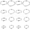 Beebeecraft 20Pcs 4 Styles 925 Sterling Silver Split Jump Rings STER-BBC0006-57-1