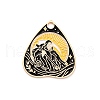 Alloy Enamel Pendants FIND-V001-01G-06-1