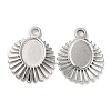 Non-Tarnish 304 Stainless Steel Pendant Cabochon Settings STAS-L020-013P-1