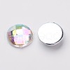 Imitation Taiwan Acrylic Rhinestone Flat Back Cabochons GACR-D002-10mm-17-2