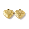 Valentine's Day PVD Vacuum Plating 304 Stainless Steel Pendants STAS-G278-21G-1