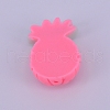 Opaque Frosted Resin Cabochon RESI-WH0009-10-2