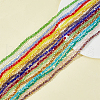 SUPERFINDINGS 16 Strands 16 Color Electroplate Glass Beads Strands EGLA-FH0001-22-4