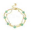 Natural Gemstone Bracelets BJEW-D330-01G-5