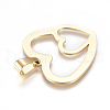 304 Stainless Steel Pendants STAS-F239-05G-2