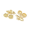 Brass Micro Pave Cubic Zirconia Pendants KK-H072-10G-2