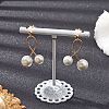 Shell Pearl Round Ball Drop Earings EJEW-TA00348-2