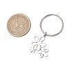 201 Stainless Steel Keychain KEYC-JKC01184-03-3