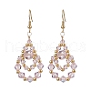304 Stainless Steel Dangle Earrings EJEW-JE06368-04-2
