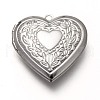 316 Stainless Steel Locket Pendants STAS-P268-01B-P-1