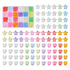 480Pcs 24 Style Transparent Acrylic Beads MACR-TA0001-41-1