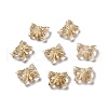 Transparent Plating Acrylic Beads OACR-L013-025-3