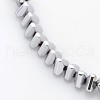 Electroplate Non-magnetic Synthetic Hematite Beads Strands G-J225B-08-1