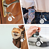 Beebeecraft 30Pcs Stainless Steel Keychain KEYC-BBC0001-01-6