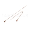 925 Sterling Silver Stud Earring Findings STER-N016-07RG-2
