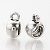 Tibetan Style Alloy Tube Bails TIBE-R305-08AS-RS-1