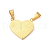 Ion Plating(IP) 304 Stainless Steel Split Pendants STAS-E195-03G-2