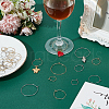32Pcs 4 Sizes 2 Colors 316 Surgical Stainless Steel Wine Glass Charms Rings STAS-LP0001-02-3