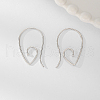 Chic Teardrop S925 Sterling Silver Dangle Earrings QN8565-4