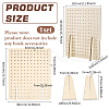 Rectangle Wood Jewelry Rack ODIS-WH0070-77-2