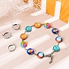 12Pcs 6 Style 304 Stainless Steel Cabochon Connector Settings STAS-SZ0001-42-7