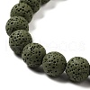 Natural Lava Rock Bead Strands G-L435-03-8mm-20-3