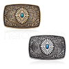 ANATTASOUL 2Pcs 2 Colors Western Alloy Belt Buckles FIND-AN0001-03-1